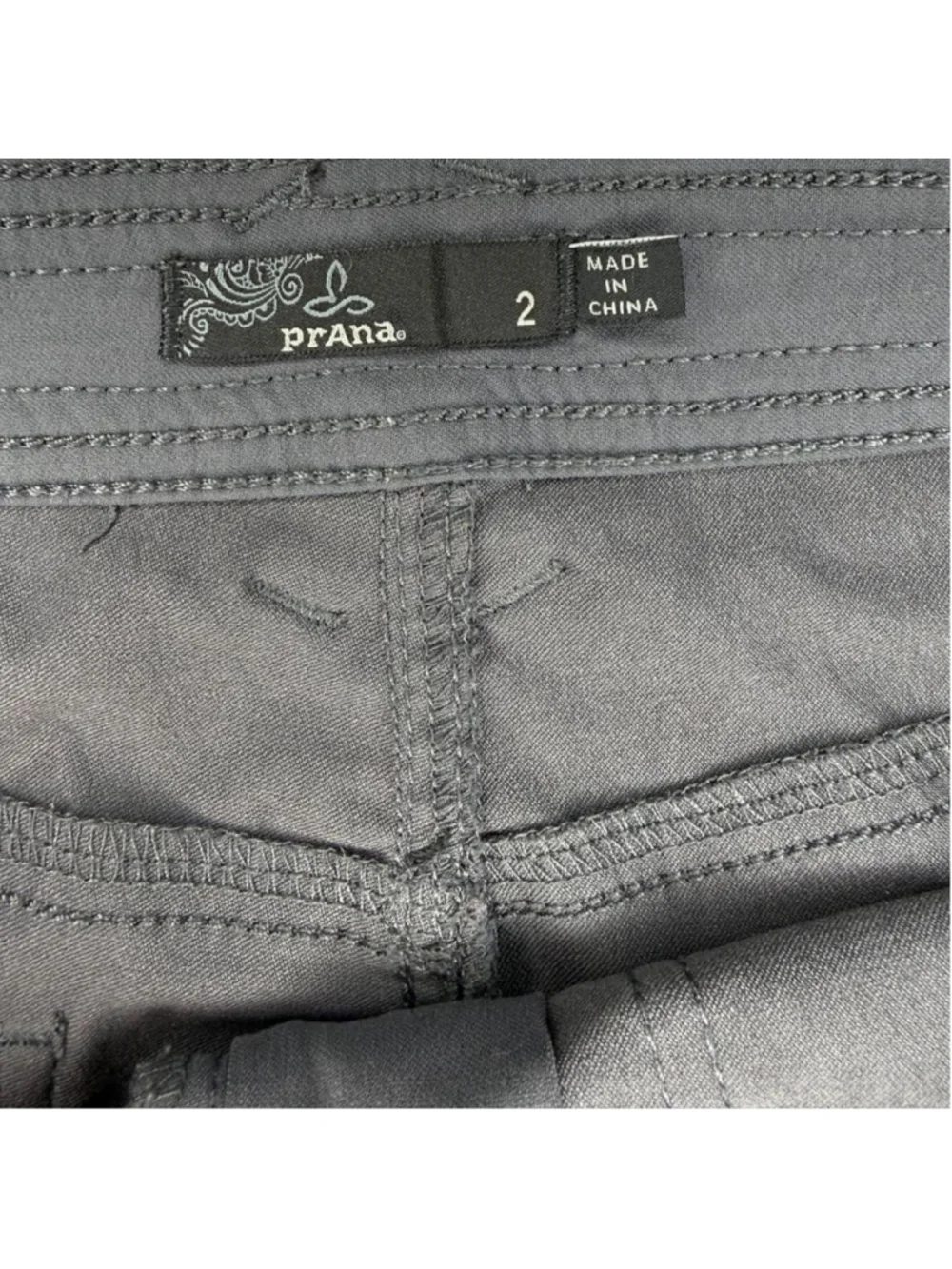 PrAna Performance Stretch Hiking Utility Shorts Dark Gray - Size 2